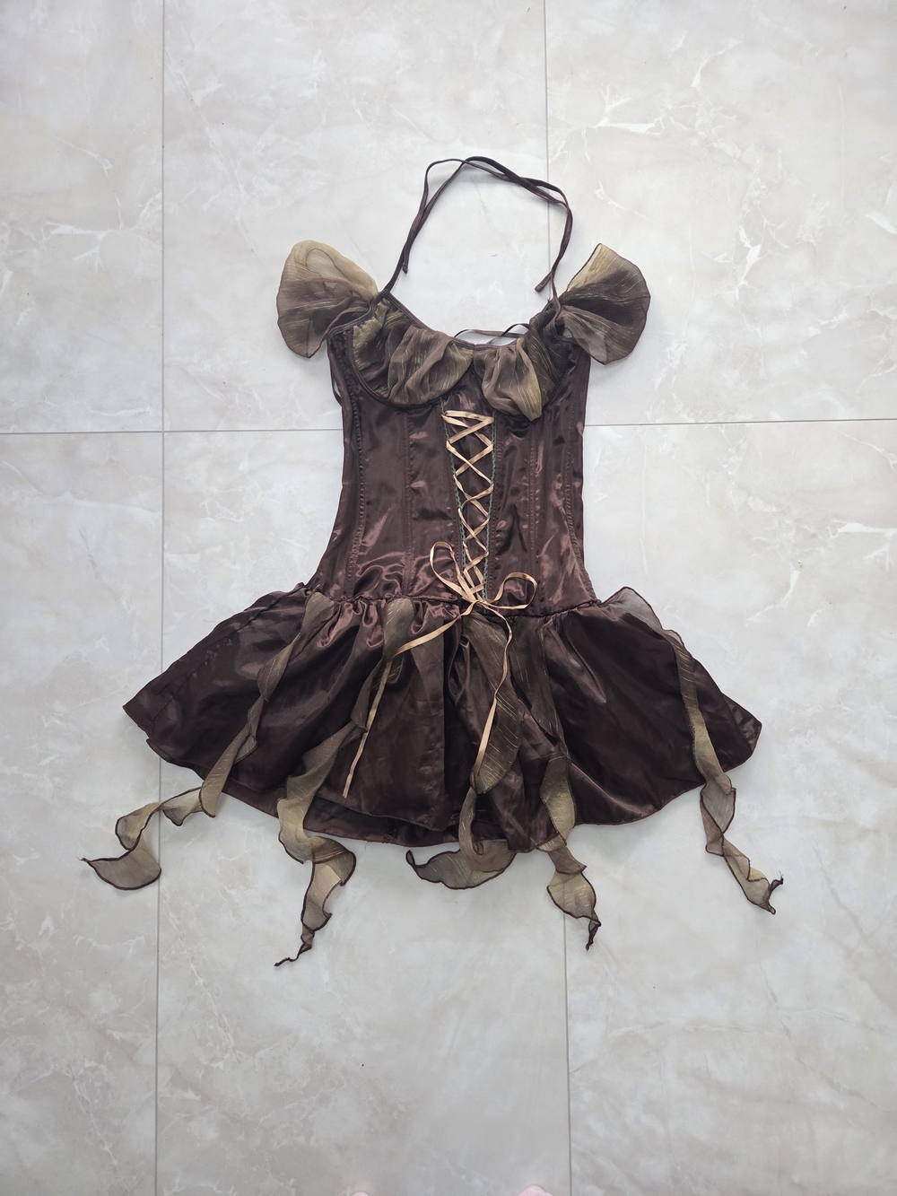 Brown Fairy Tale Dress